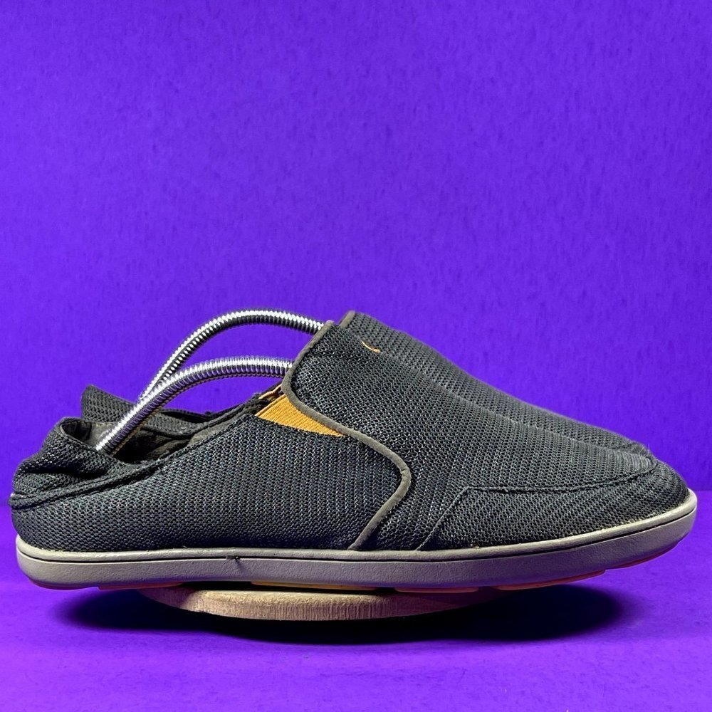 Olukai Men's Blue Breathable Lightweight Nohea Mesh Slip On Sneakers Shoe Sz 10